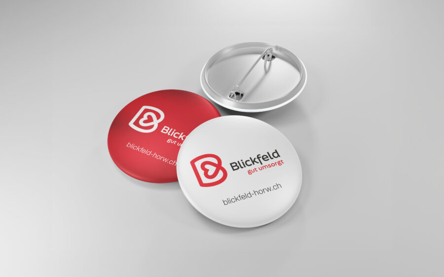 Blickfeld Ansteckbutton